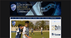 Desktop Screenshot of clubbenhur.com.ar